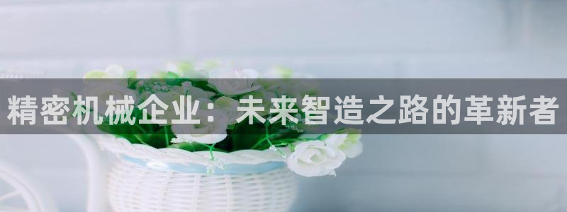 彩神旗下有哪些平台可以看：精密机械企业：未来智造之路的革新者