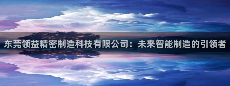 大发彩神最高邀请码：东莞领益精密制造科技有限公司：未来智能制造的引领者