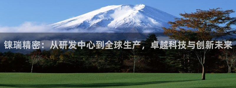 彩神赢钱了吗知乎：铼瑞精密：从研发中心到全球生产，卓越科技与创新未来