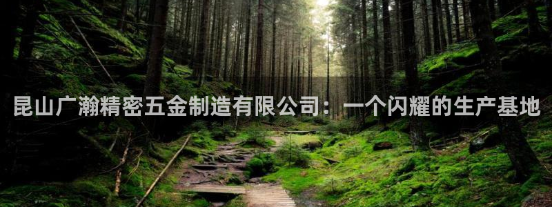 彩神v8是一个什么平台游戏：昆山广瀚精密五金制造有限公司：一个闪耀的生产基地